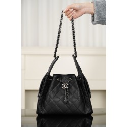 샤넬 CHANEL 25s 25Small Handbag AS5293 Black silver 26cm