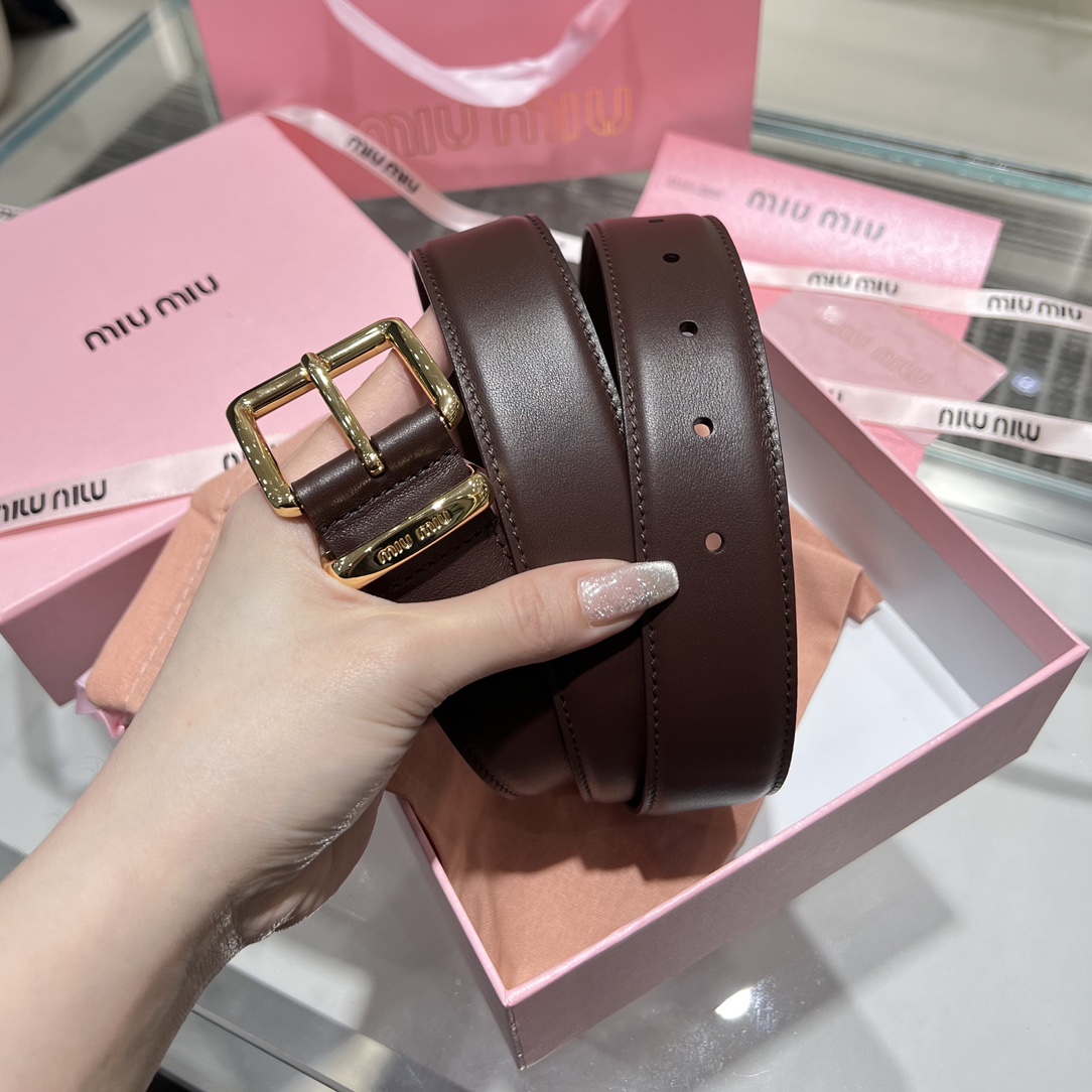 미우 미우 MIU MIU 벨트 