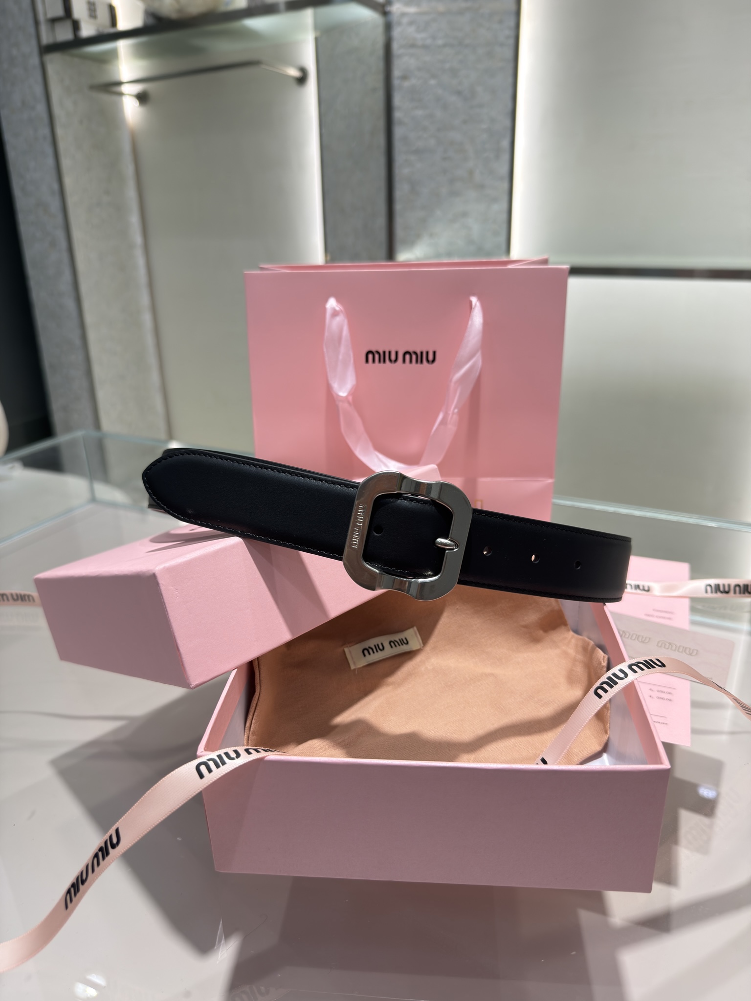 미우 미우 MIU MIU 벨트