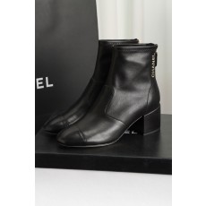 샤넬 CHANEL Short Boots 쇼트 부츠 Black