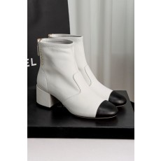 샤넬 CHANEL Short Boots 쇼트 부츠 White