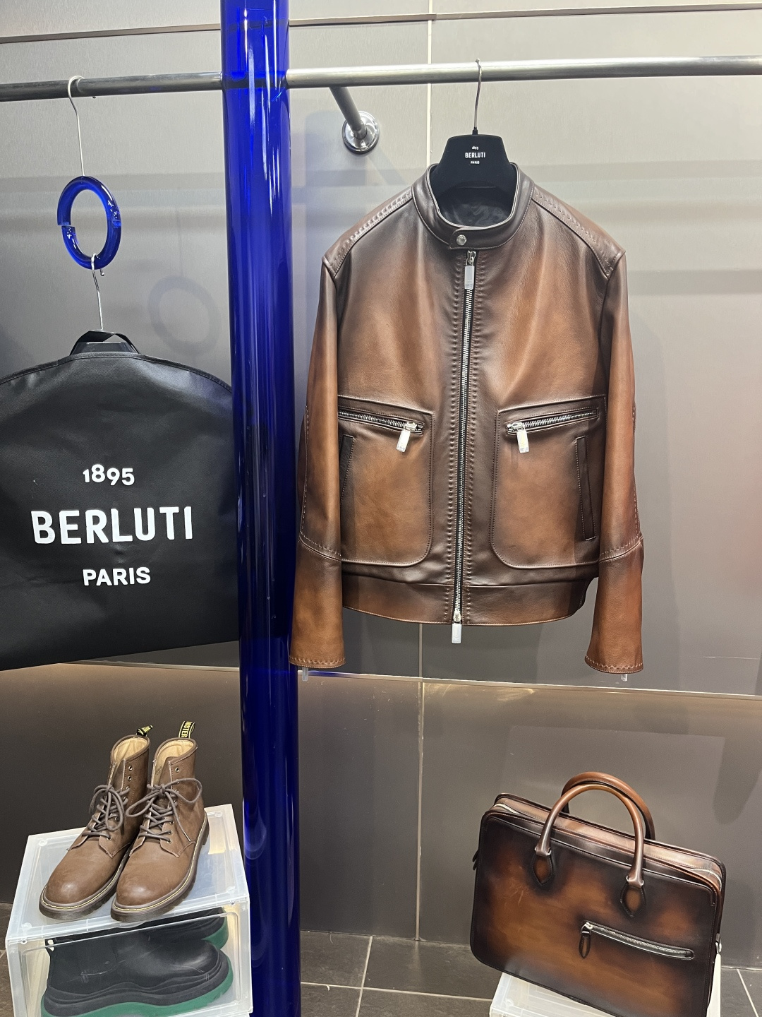 벨루티 BERLUTI 레더 재킷