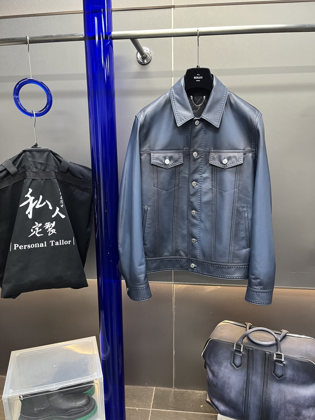 벨루티 BERLUTI 레더 재킷