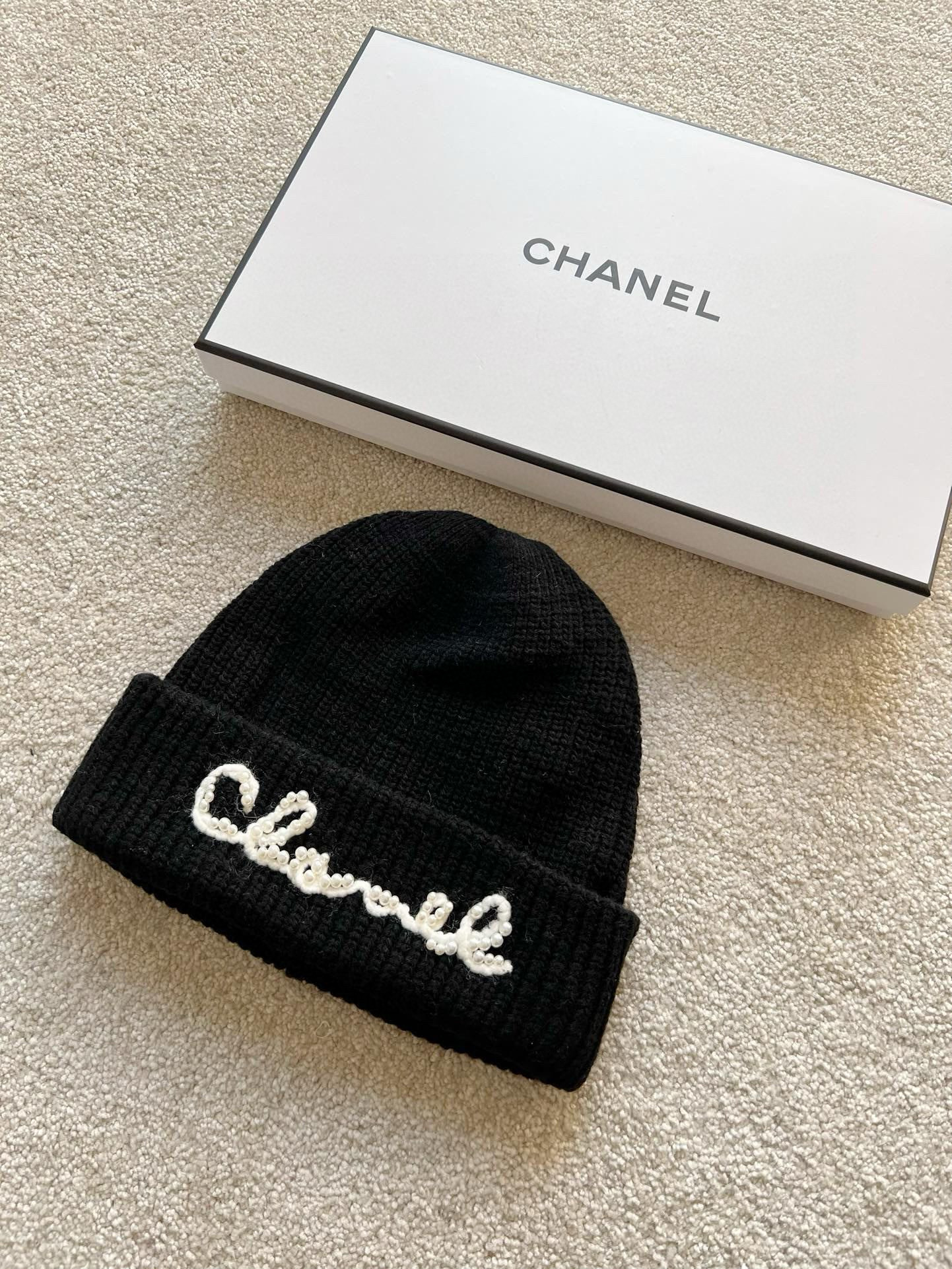 샤넬 CHANEL 모자 Black