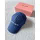 미우 미우 MIU MIU 베이스볼캡 Blue
