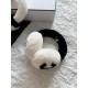 샤넬 CHANEL AAB261 이어머프 셔링 램스킨 에크루 블랙