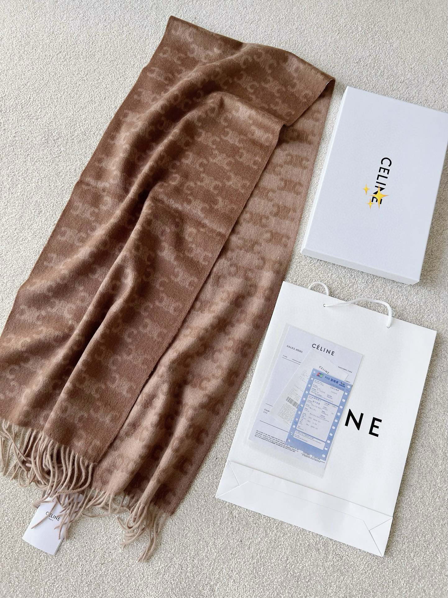 셀린느 CELINE 캐시미어 머플러