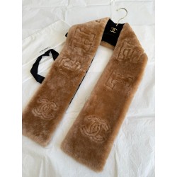 샤넬 CHANEL 머플러 Coffee