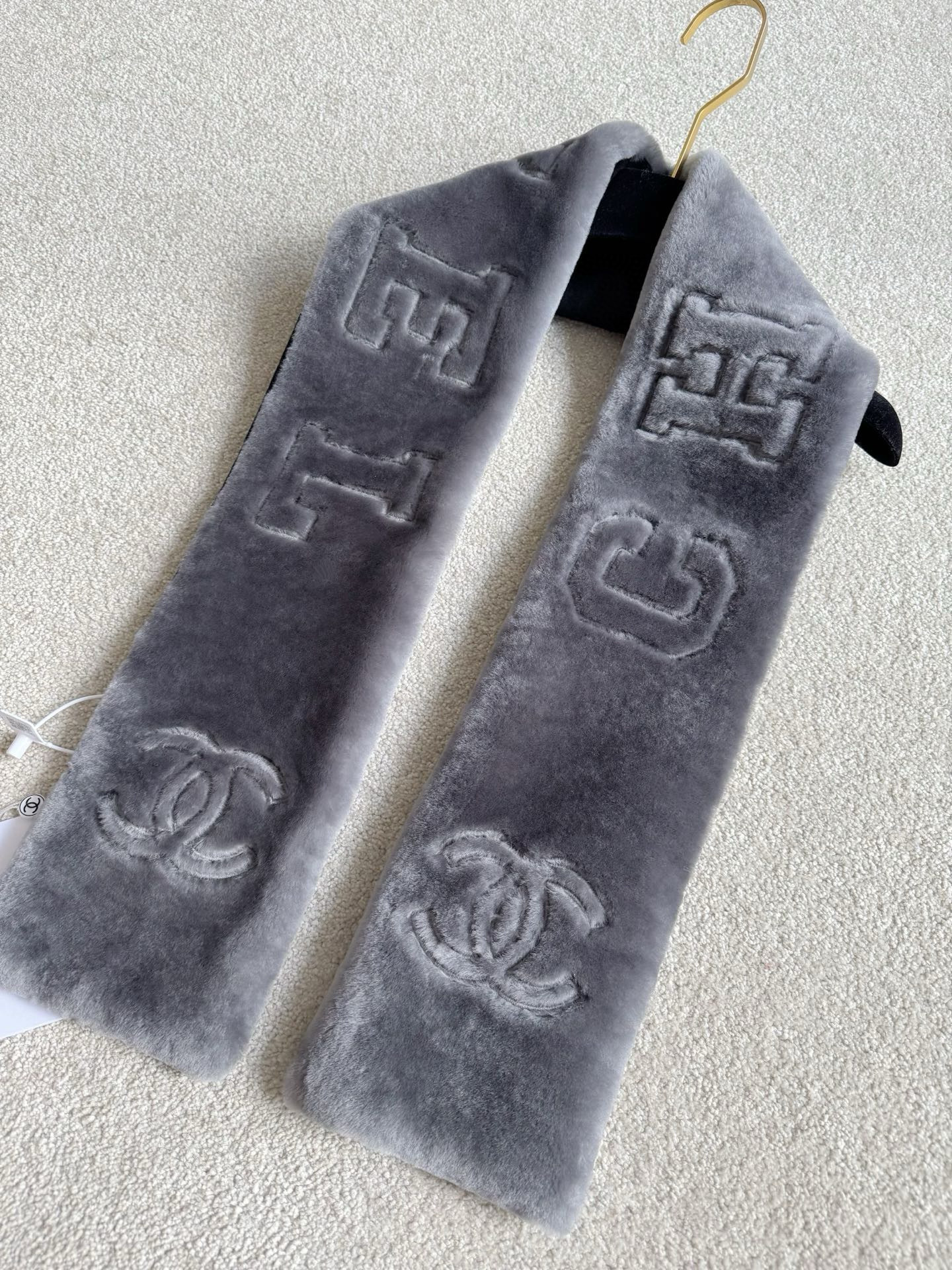 샤넬 CHANEL 머플러 grey