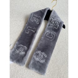 샤넬 CHANEL 머플러 grey