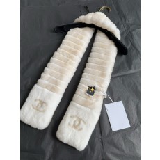 샤넬 CHANEL 머플러 Apricot 130cm