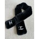 샤넬 CHANEL 머플러 Black 130cm
