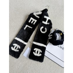 샤넬 CHANEL 머플러 Black