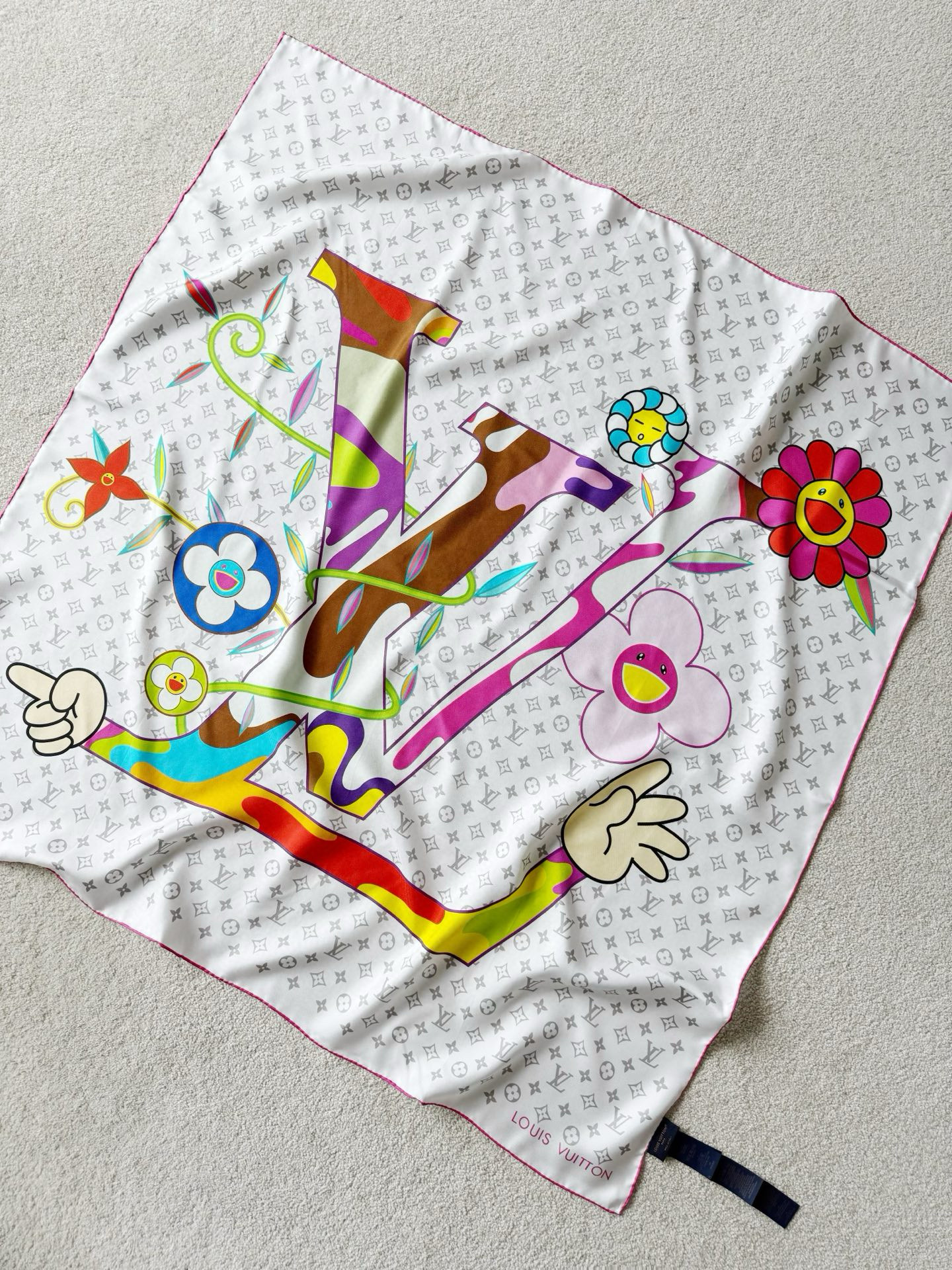 루이비통 Louis Vuitton Scarf 스커프(실크) 90cm