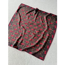 루이비통 Louis Vuitton Scarf 스커프(실크) Coffee 90cm