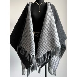 펜디 Fendi 숄 망토 Black&grey