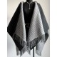 펜디 Fendi 숄 망토 Black&grey