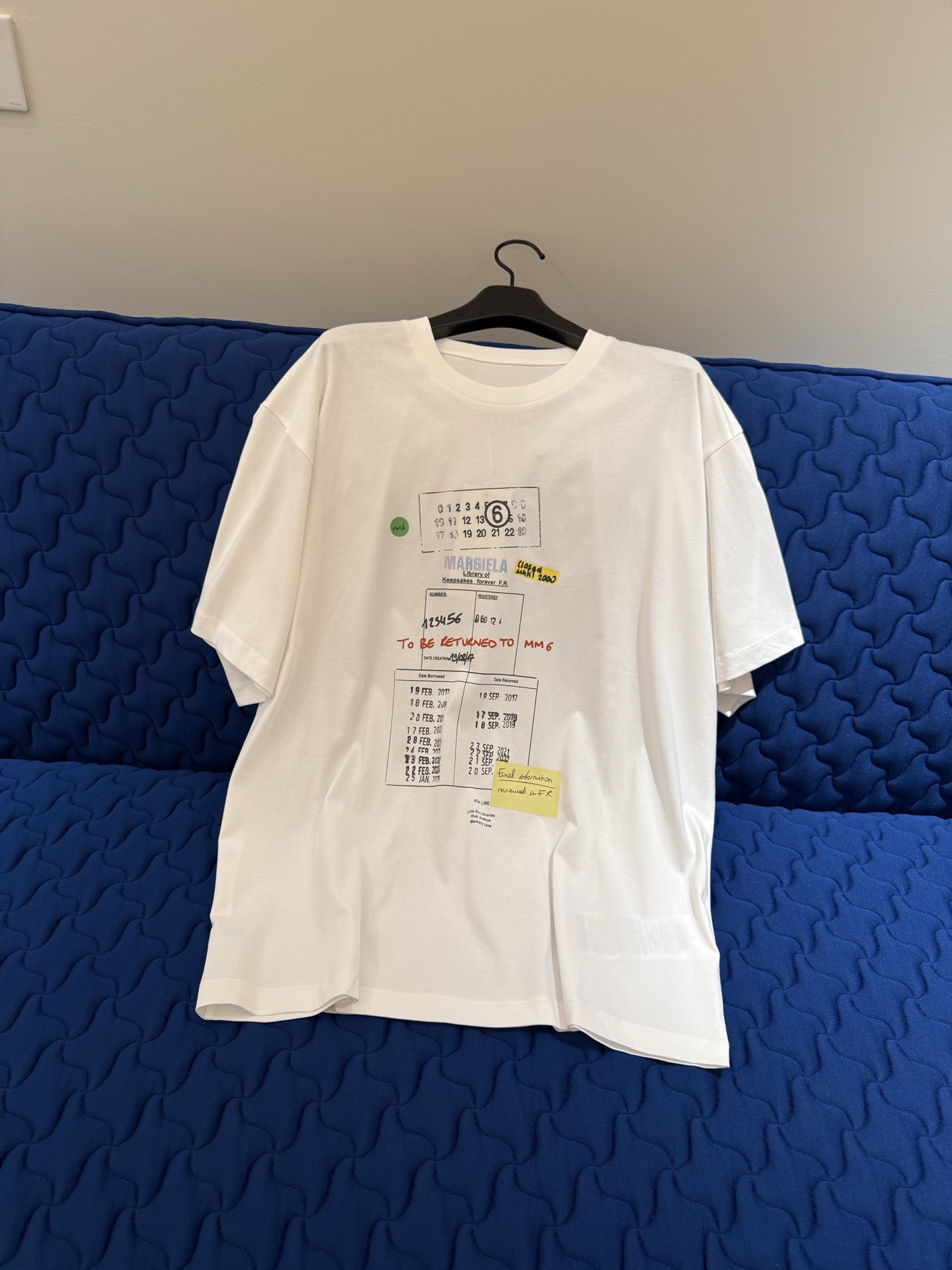 메종 마르지엘라 maison margiela 반팔 티셔츠