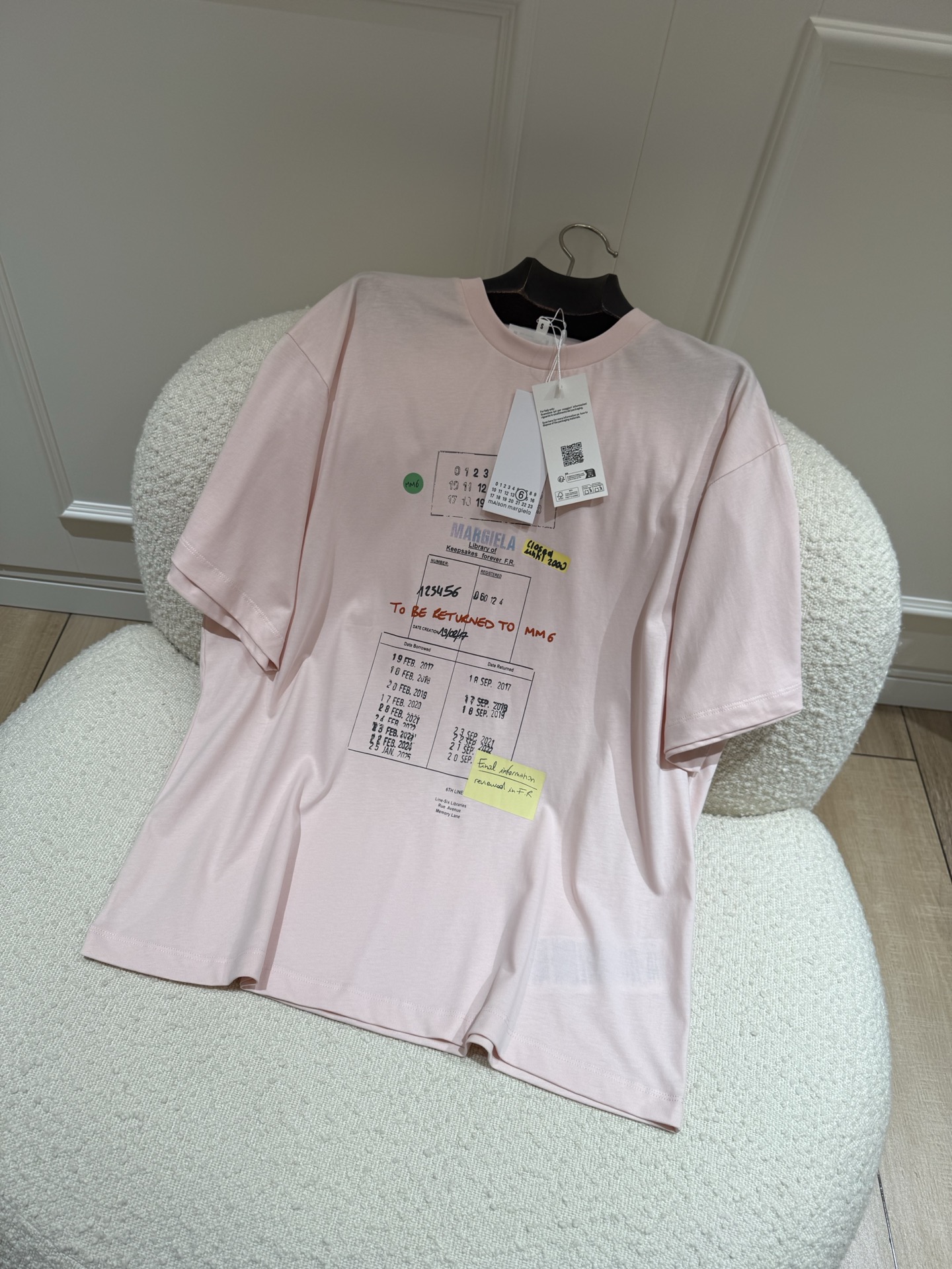 메종 마르지엘라 maison margiela 반팔 티셔츠