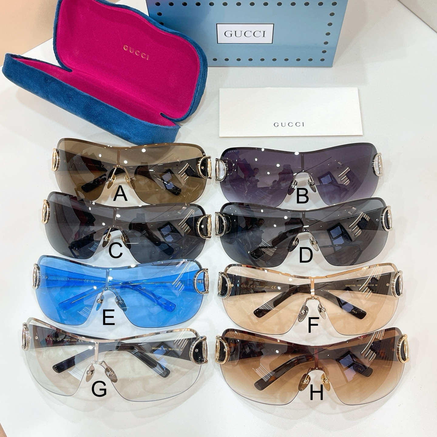 구찌 Gucci GG2174S 58口1-110