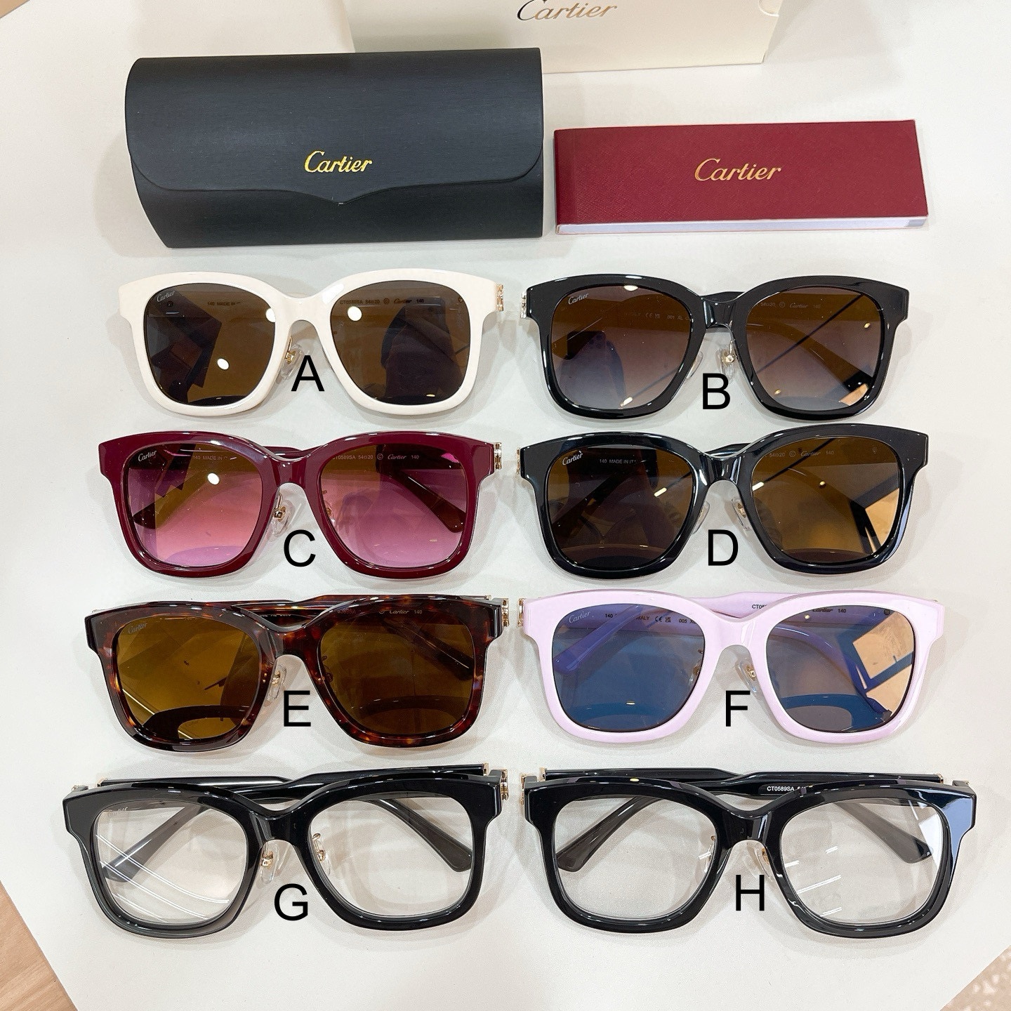 까르띠에 Cartier CT0589SA 54口20-140