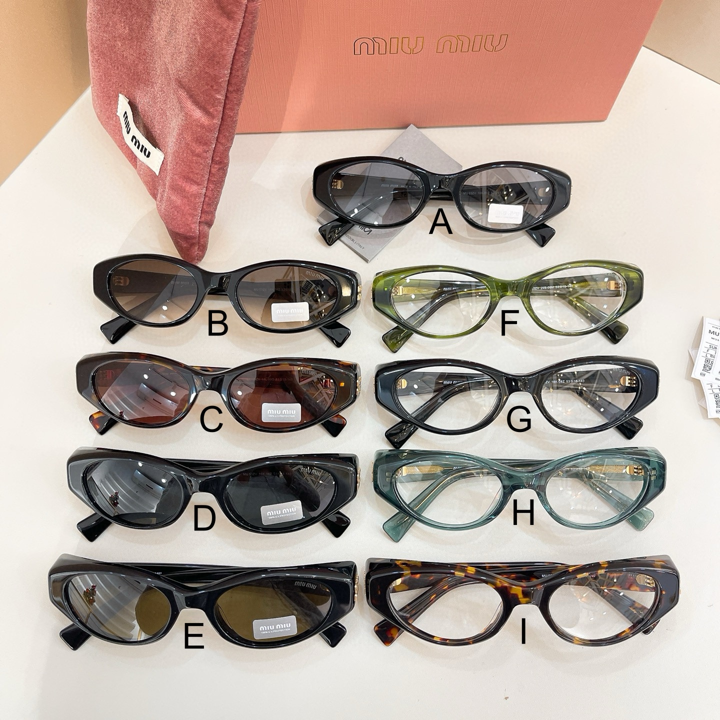 미우 미우 MIU MIU MU 03ZV 53口18-140