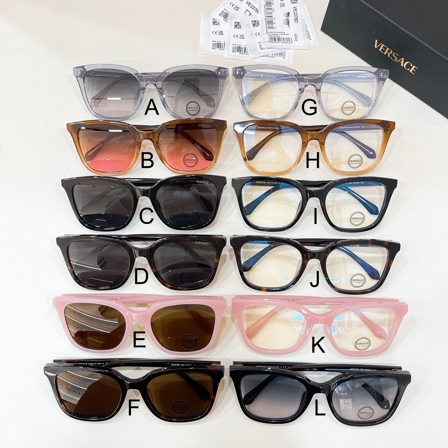 베르사체 Versace VE3378D 54口20-145