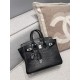 에르메스 Hermes Birkin 25cm France Hcp Alligator crocodile 89 Noir/silver