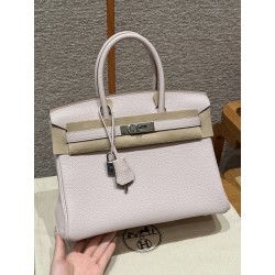 에르메스 Hermes Birkin 30cm Togo 09 Mauve pale/silver