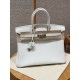 에르메스 Hermes Birkin 35cm Swift 01 Blanc/silver