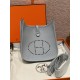 에르메스 Hermes Evelyne 23cm Clemence P0 Girs Pantin/silver