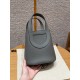 에르메스 Hermes in the loop 18cm Clemence 0L Gris Meyer/gold