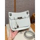에르메스 Hermes Jypsiere 28cm clemence 0T Mushroom/silver