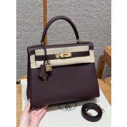 에르메스 Hermes Kelly 28cm Togo OG Rouge Sellier/gold