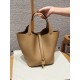 에르메스 Hermes Picotin lock 22cm clemence 4B Biscuit/gold