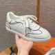 에르메스 Hermes 629 Match 스니커즈 Goatskin & Nappa White