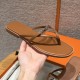 에르메스 Hermes 627 Miss sandal Cowhide&Golden brown