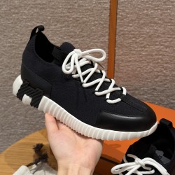 에르메스 Hermes Lift slip-on sneaker Lnsole and Lining & Black