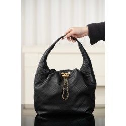 샤넬 Chanel 26C AS5967 Large Hobo Bag Black 45cm