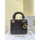 디올 Dior Mini Lady Dior Bag Black 17cm