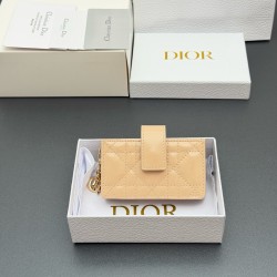 디올 Dior S0074 Lady Jasmine 카드 케이스 10.5cm