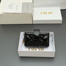 디올 Dior S0074 Lady Jasmine 카드 케이스 10.5cm