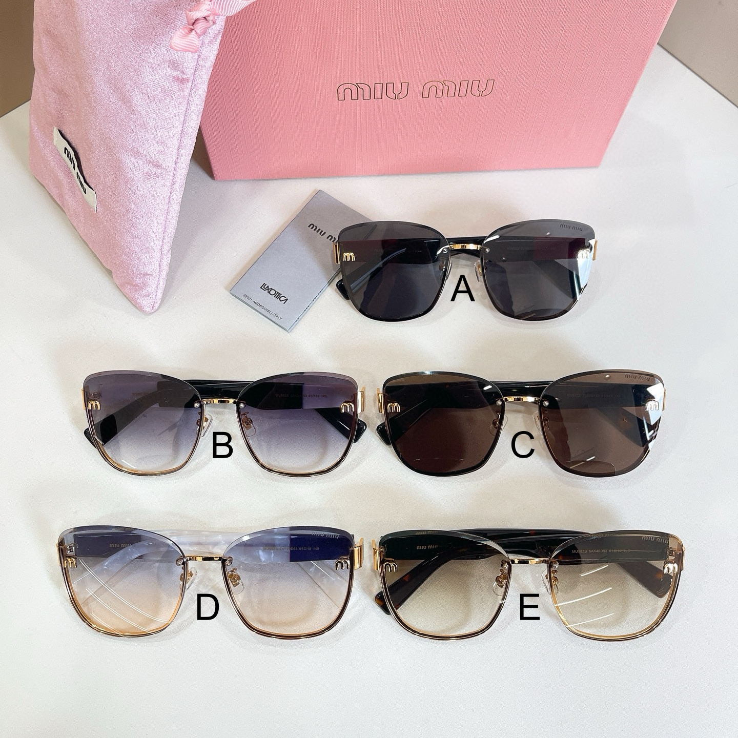 미우 미우 MIU MIU MU 59ZS 61口16-145