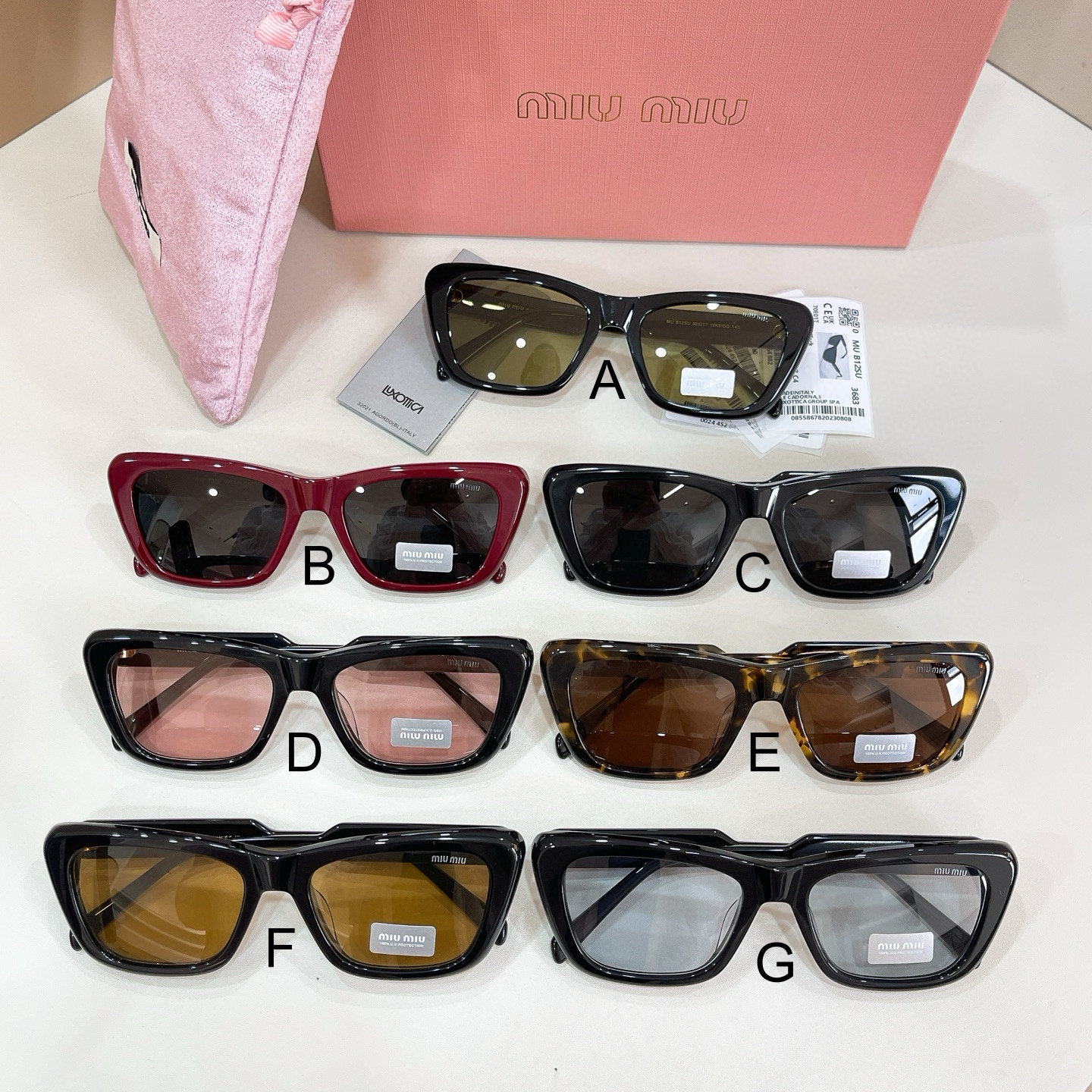 미우 미우 MIU MIU MU B12SU 56口17-140