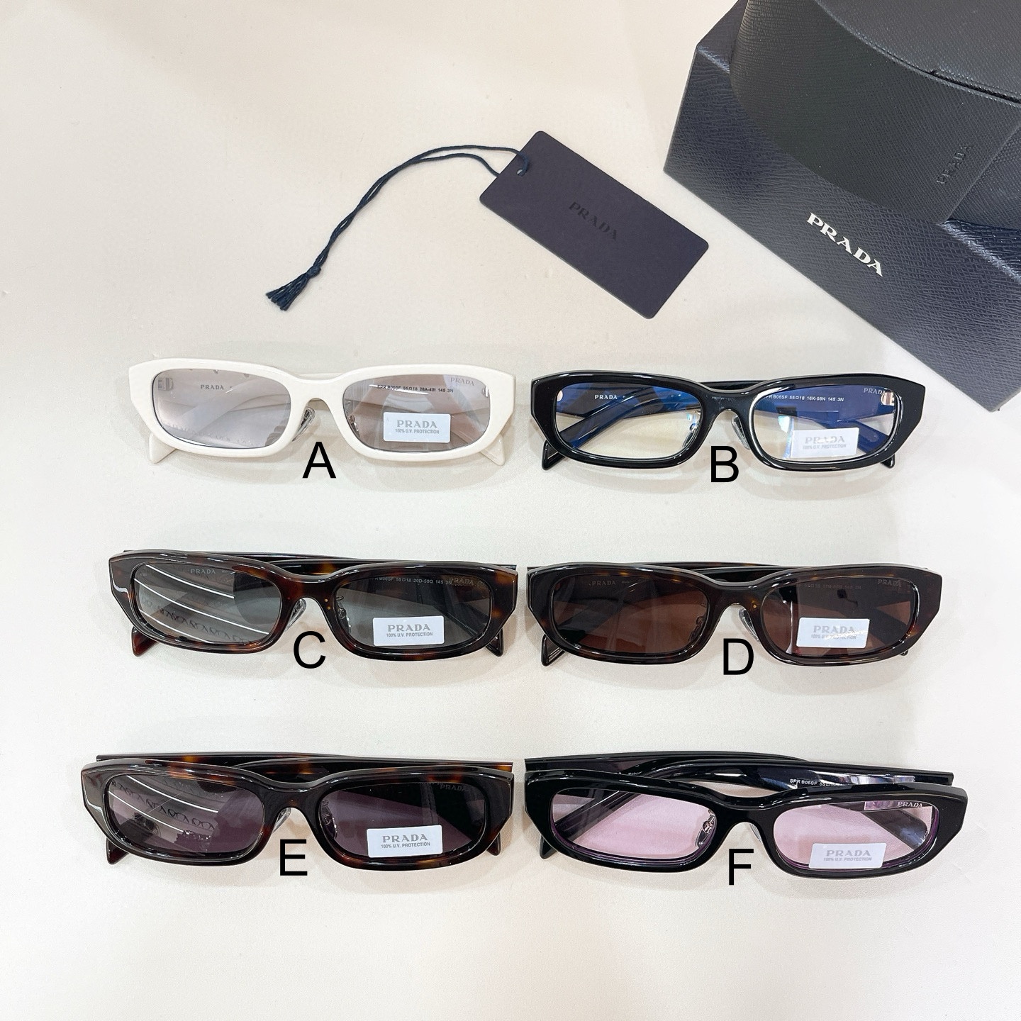 프라다 Prada SPR B06SF 55口18-145