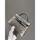 에르메스 Hermes Mini Kelly Niloticus Lizard Ombre/silver