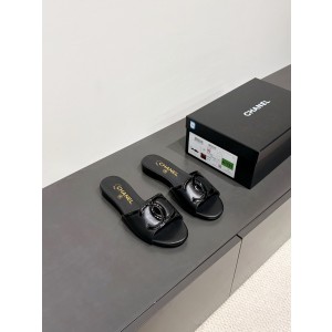 샤넬 CHANEL 26s 슬리퍼 Black