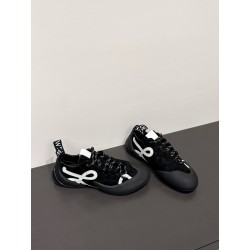 로에베 Loewe 26s Grip sneaker in calfskin suede Black