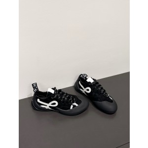 로에베 Loewe 26s Grip sneaker in calfskin suede Black