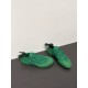 로에베 Loewe Grip sneaker in calfskin suede green